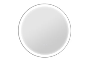 Miroir rond(e) de salle de bain coloris blanc <strong>DESMIU</strong> <strong></strong> - 60 cm x 60 cm
