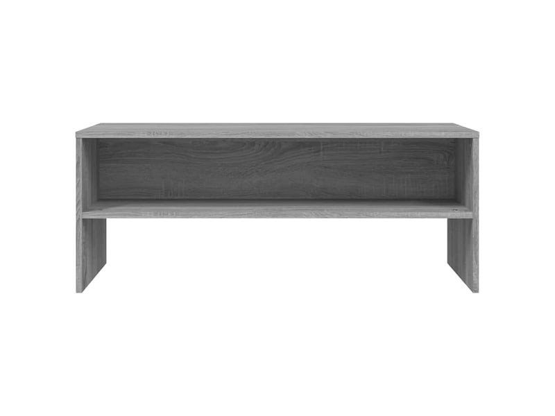  Meuble tv - banc tv - meuble de rangement sonoma gris 100x40x40 cm bois d'ingénierie  - Conforama D