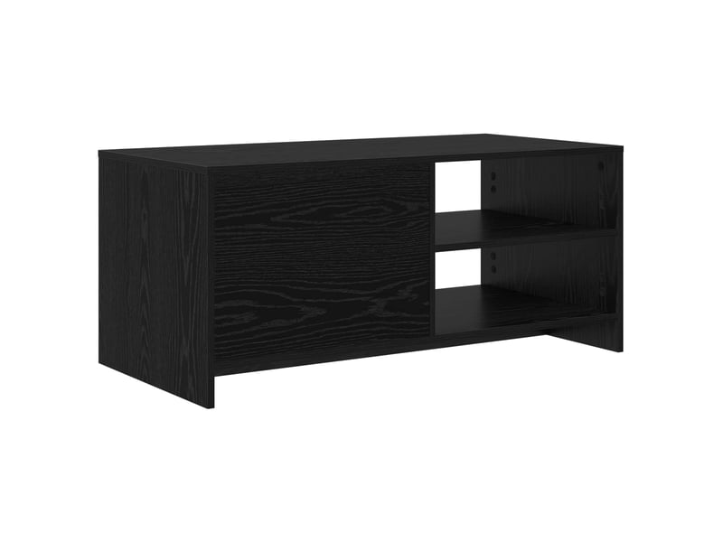  Table basse - table de salon - table à thé chêne noir 102 x 50 x 45 cm bois d'ingénierie  - Conforama E