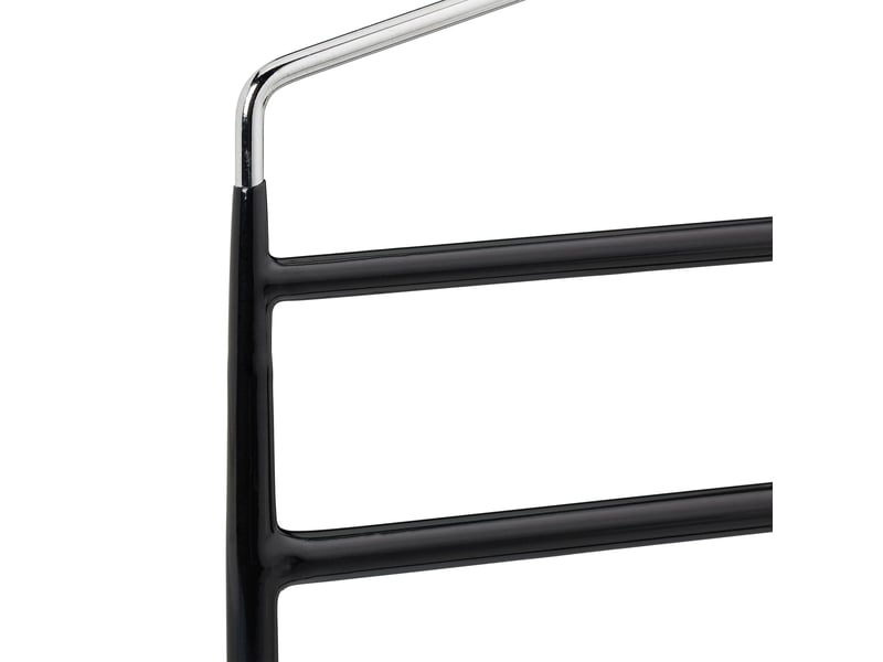  Lot de 5 cintres multifonctions gain de place 38 x 25 x 1 cm en métal noir 13_0009143  - Conforama E