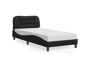 Lit simple 80x200 cm coloris noir