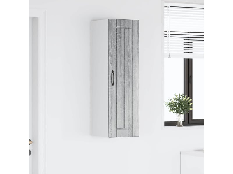  Meuble mural de cuisine, armoire de cuisine sonoma gris 30x31x100cm  - Conforama D