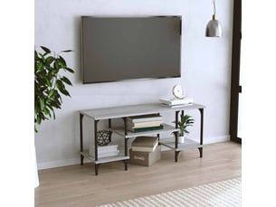 Meuble tv coloris gris 102 cm <strong></strong>  <strong></strong>