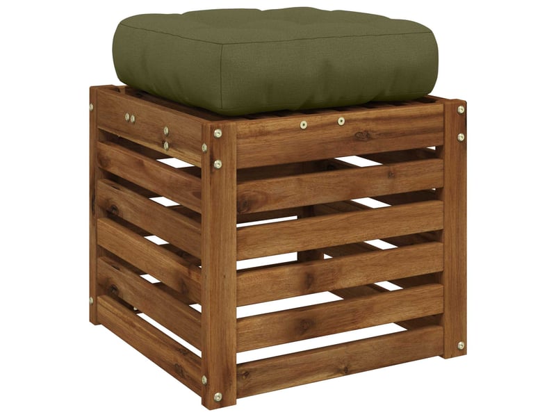  Coussin de siège, coussin d'assise 1 pièce vianen 100 % polyester vert olive cf55800  - Conforama C