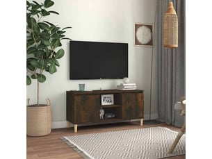Meuble tv coloris marron 103.5 cm <strong></strong>  <strong></strong>