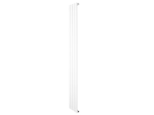 Radiateur plat à 1 colonne 1800 x 280 mm en acier carbone blanc chauffage centrale moderne verticale monté sur mur cuisine salle de bain [brosse de