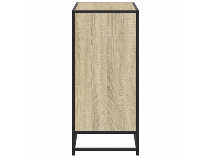  Bibliothèque, meuble de rangement salon chêne sonoma 80,5x35x76 cm bois d'ingénierie  - Conforama E