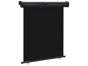 Auvent latéral de balcon 145x250 cm noir