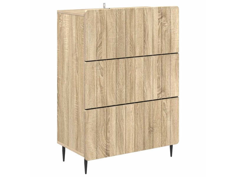  Armoire de rangement bureau, armoire à tiroirs 66 x 34,5 x 92 cm bois d'ingénierie shl4184  - Conforama A