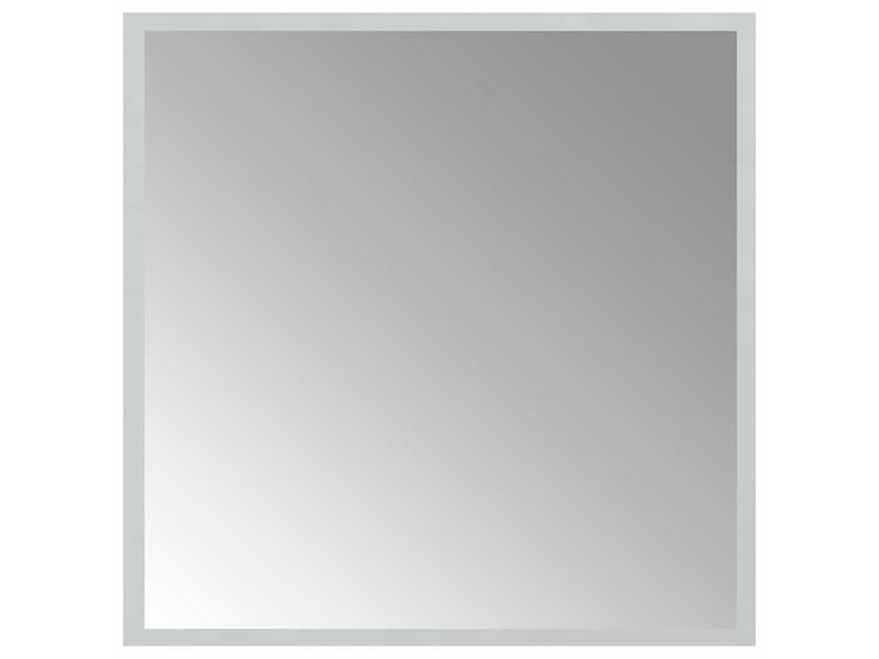  Miroir de salle de bain, miroir de toilette led transparent 50 x 50 cm verre trempé cf62584  - Conforama A
