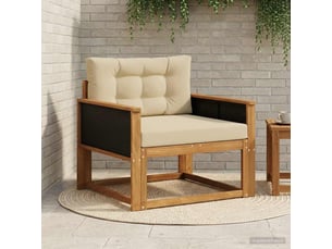 Vidaxl sofa de milieu extérieur naturel