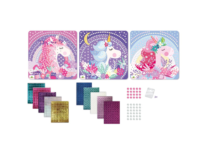 Stick'n fun - pm 3 mosaïques -licornes TOOPIZ-SYCRE7077 - Conforama B