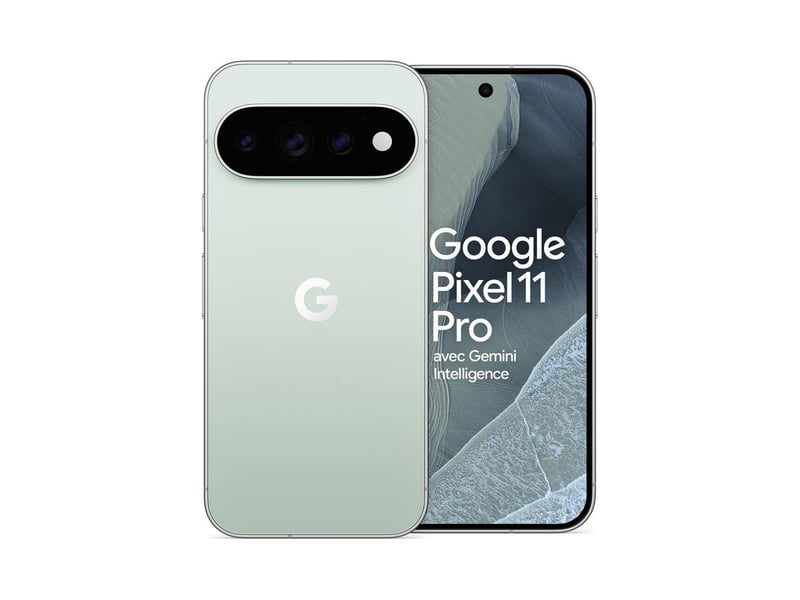  Smartphone 5g  pixel 11 pro 256 go brume 6,3 oled double sim 1-23314167 - Conforama A