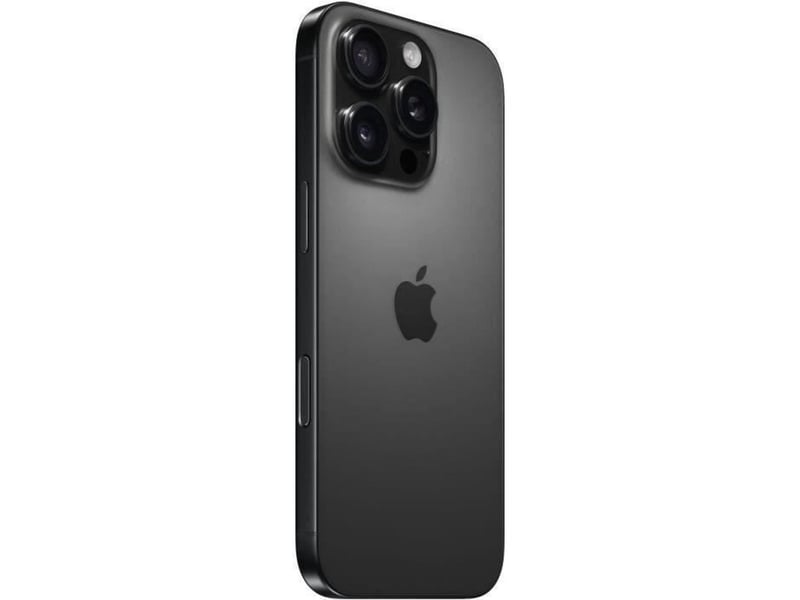  Smartphone 16 pro 128gb noir titane 2024 double sim appareil photo triple  - Conforama B