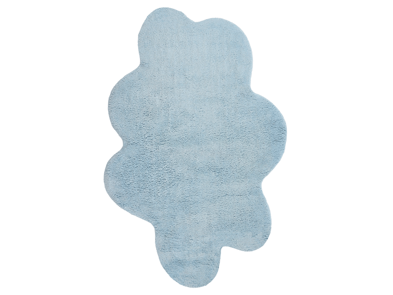  Tapis enfant hodka  bleu clair 80 x 120 cm coton avec coussin  - Conforama D