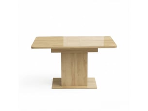 Table à manger rectangulaire extensible 4 à 6 personnes, 110-130 cm, 6 rangements