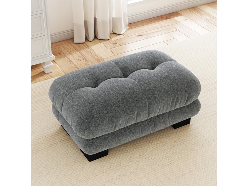  Pouf paris - gris SF20250027014 - Conforama C