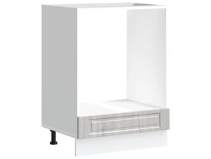 Armoire à four, armoire de cuisine porto sonoma gris bois d'ingénierie