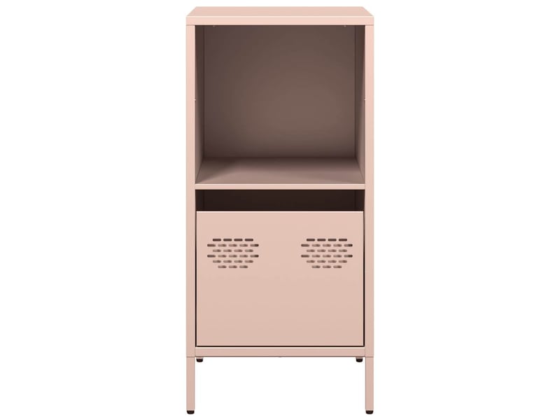  Buffet - bahut - meuble de rangement rose 35x39x73,5 cm acier laminé à froid  - Conforama D