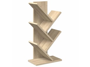 Étagère arbre 4 niveaux, étagère de rangement 30 x 18 x 60 cm bois d'ingénierie