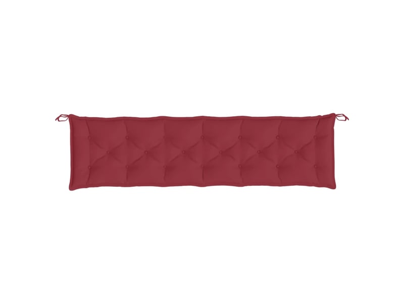  Coussin de banc de jardin, coussin d'assise rouge bordeaux 200x50x7 cm cf52817  - Conforama D