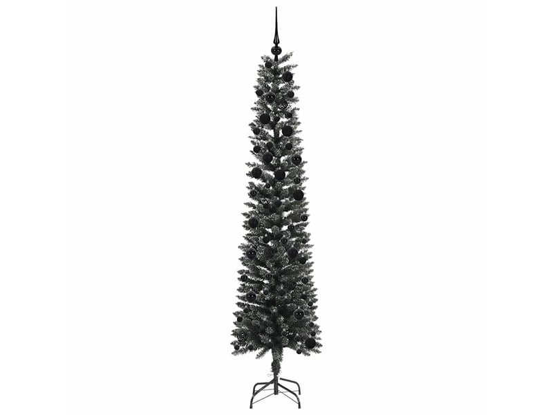  Sapin de noël - arbre de noël artificiel vert 240 cm pvc, plastique et acier  - Conforama D