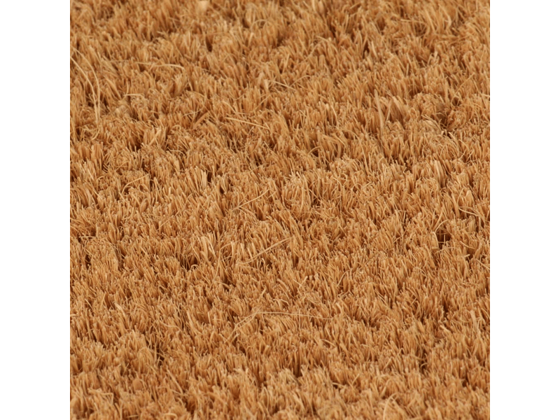  Tapis de porte naturel demi-rond 60x90cm fibre de coco touffeté - comfortxl 155564 - Conforama C