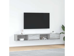 Meuble tv coloris gris 100 cm <strong></strong>  <strong></strong>