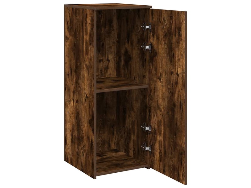  Armoire de rangement, rangement bureau chêne fumé 40x45x103,5cm bois d'ingénierie  - Conforama D