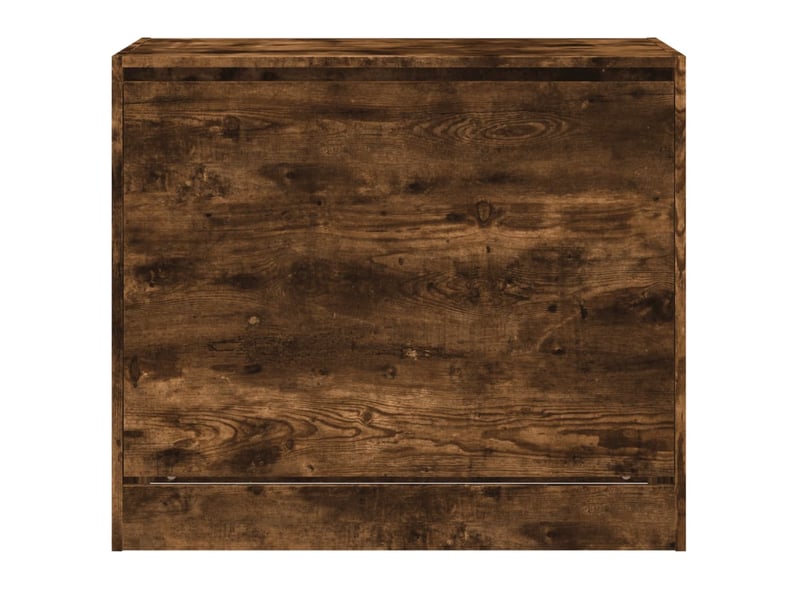  Meuble à chaussure | armoire à chaussures chêne fumé 80x42x69 cm bois d'ingénierie  - Conforama E