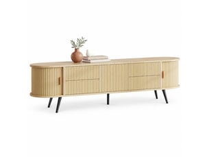Meuble tv coloris naturel 180 cm OKWISH