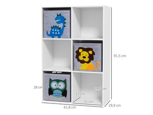 Bibliotheque coloris  gris  <strong>VIVRYN</strong> <strong></strong> - 29.9 cm x 91.5 cm