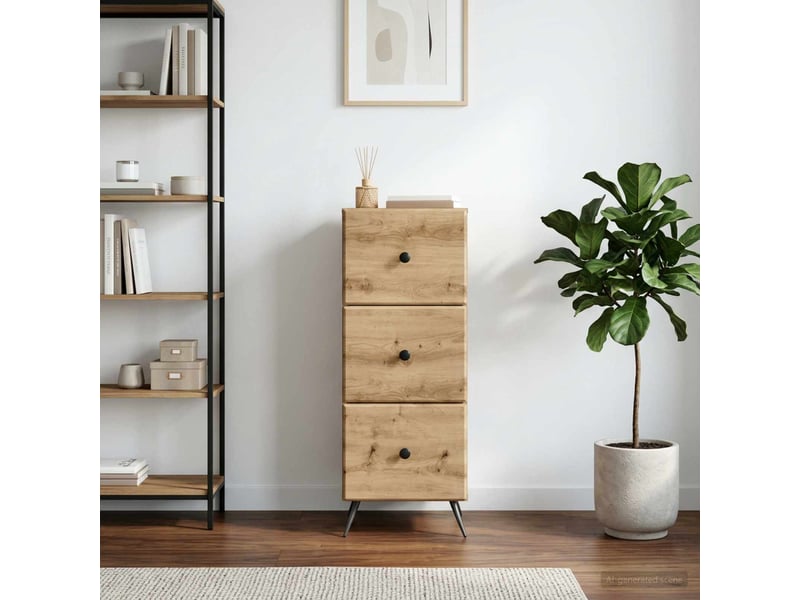  Armoire de rangement bureau, armoire à tiroirs 33 x 34.5 x 90 cm bois d'ingénierie shl596  - Conforama D