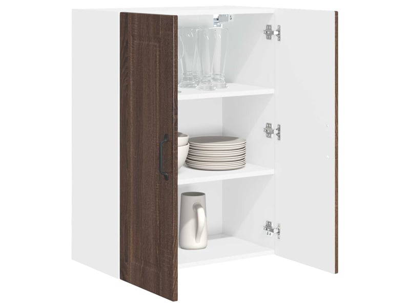  Meuble mural de cuisine, armoire de cuisine chêne brun 60x31x80cm bois d'ingénierie  - Conforama C