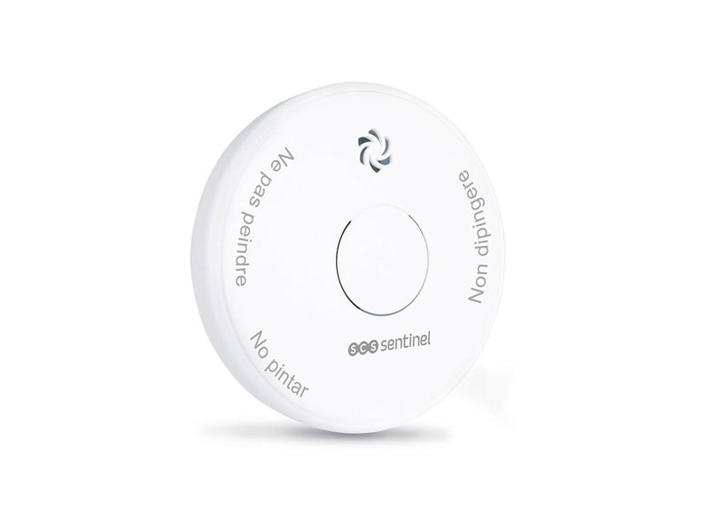 Détecteur fumee et monoxyde de carbone 2 en 1 kit securekit blanc mur ou plafond 85 db led alarmes test silence SCS3701085204082 - Conforama B