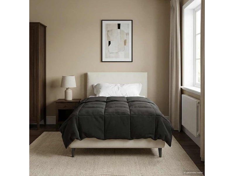  Couette - duvet d'été 155 x 200 cm été microfibre (100% polyester)  - Conforama B
