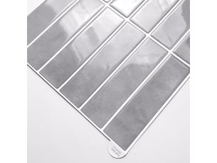 Sticker mural carrelage kalix 30x25cm gris