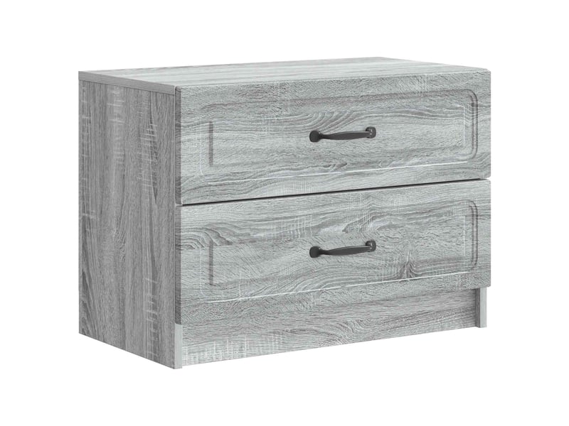  Table de chevet - cabinet de chevet - table de nuit sonoma gris 62 x 34,5 x 44,5 cm  - Conforama A