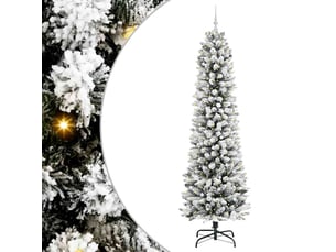 Sapin de noël artificiel, arbre de noël blanc 240 cm pvc, métal et plastique shl1620