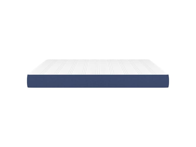  Matelas de lit à ressorts ensachés fermeté moyenne bleu 160x200x20 cm tissu  - Conforama D