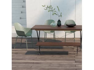 Lot de 4 chaises de jardin 59 x 55 x 84 cm – vert – accoudoirs, dossier haut et résistantes aux intempéries