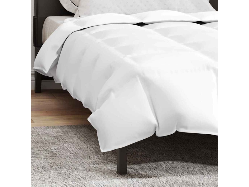  Couette - duvet d'été 155 x 220 cm été plume blanc respirant  - Conforama E
