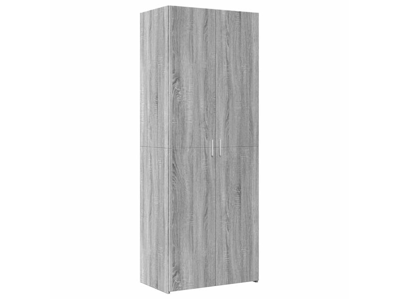  Buffet haut - bahut - meuble de rangement sonoma gris 70x42,5x185 cm bois d'ingénierie  - Conforama A
