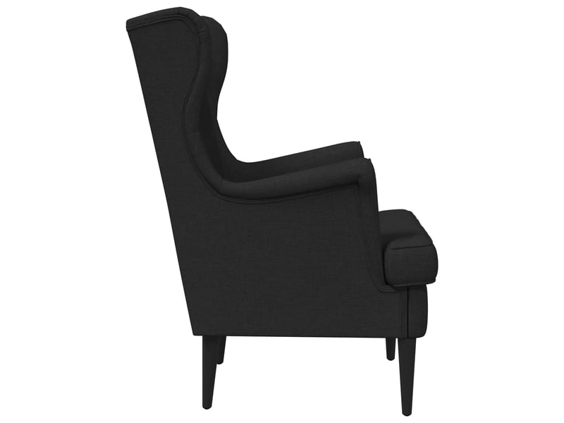 Vidaxl fauteuil noir tissu - Conforama E