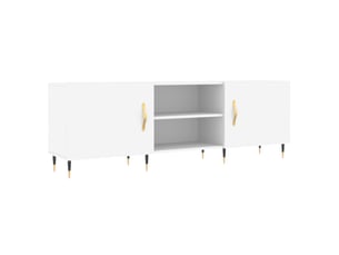 Meuble tv coloris blanc 150 cm   