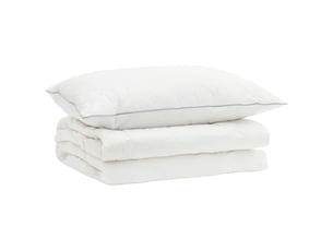 Ensemble de couette 90 % en duvet d’oie fulda 2 pcs - duvet 152 x 203 cm