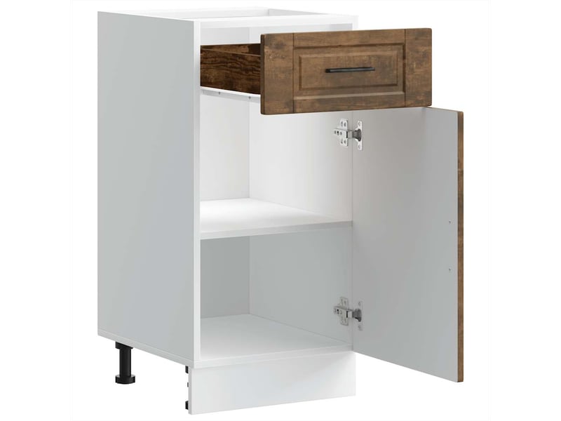  Meuble de rangement, armoire de cuisine porto chêne fumé bois d'ingénierie shl6800  - Conforama E