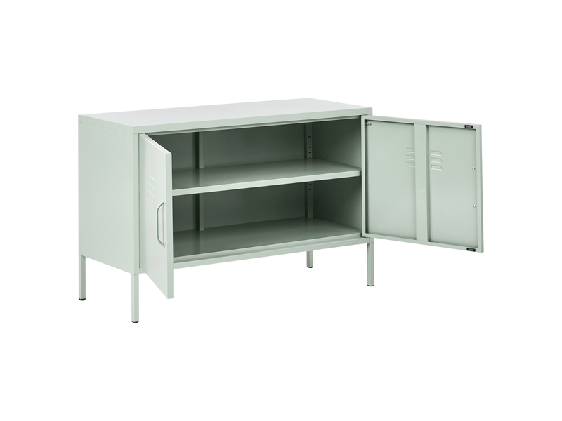 Meuble de rangement uria métal vert menthe  - Conforama D