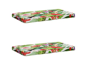 Lot de 2 coussins de banc, coussins d'assise vught 100 % polyester cf57740