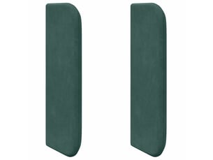 Tete de lit A fixer sur le cadre de lit largeur 40.5 cm   vert